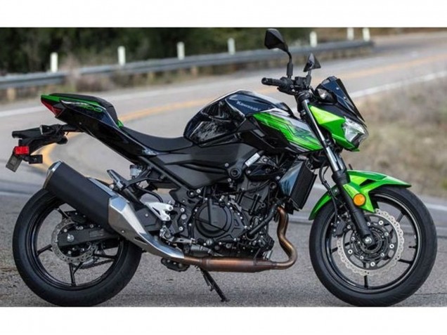 2018-2024 Kawasaki Z400 Motorcycle Fairings - Green Black UK