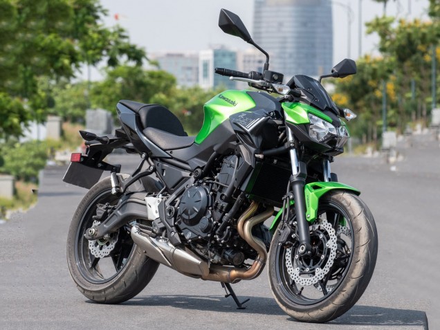 2020-2023 Kawasaki Ninja Z650 Motorcycle Fairings - Green Black UK