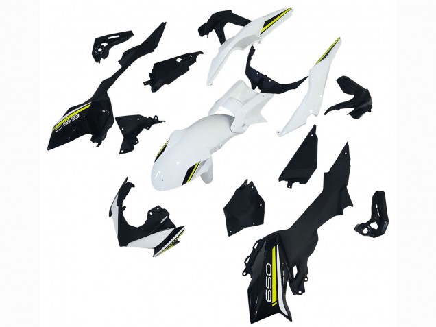 2020-2023 Kawasaki Ninja Z650 Motorcycle Fairings - White Black Green UK