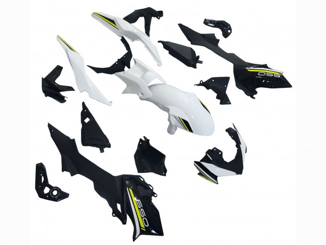 2020-2023 Kawasaki Ninja Z650 Motorcycle Fairings - White Black Green UK