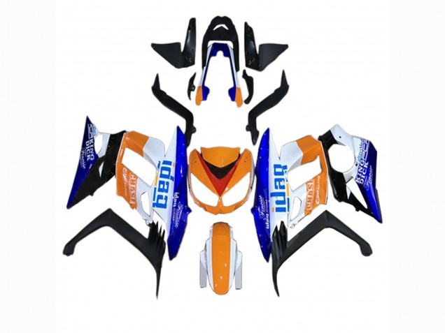 2010-2018 Kawasaki Z1000SX Motorcycle Fairings - Orange White Blue Black UK