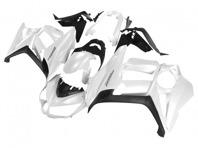 2010-2018 Kawasaki Z1000SX Motorcycle Fairings - Pearl White Black UK