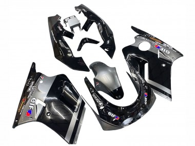 Buy 1989-1990 Kawasaki ZXR250 Motorcycle Fairings - Glossy Black Grey Elf Touch4 Bridgestone UK