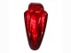 1998-2003 Kawasaki ZZR600 Motorcycle Fairings - Red with Black Flame UK