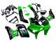 1998-2003 Kawasaki ZZR600 Motorcycle Fairings - Green Black Monster Elf UK