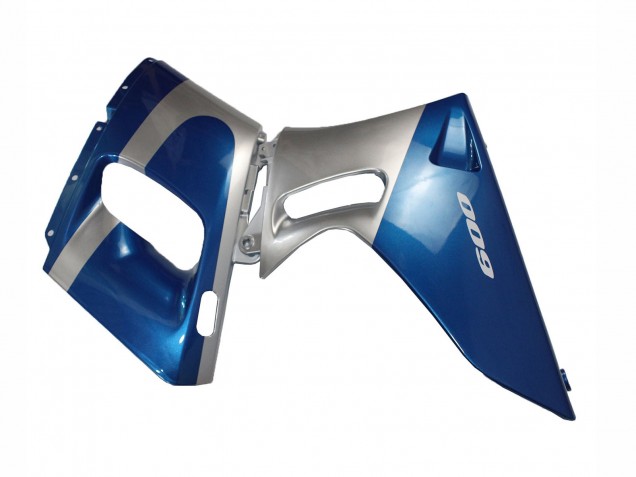 1998-2003 Kawasaki ZZR600 Motorcycle Fairings - Blue Silver Black UK
