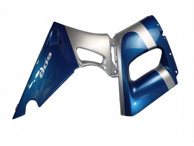 1998-2003 Kawasaki ZZR600 Motorcycle Fairings - Blue Silver Black UK