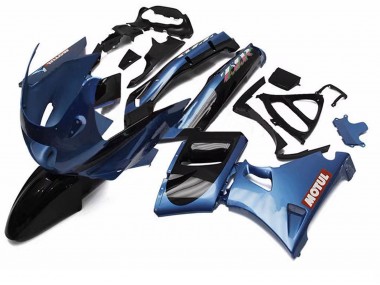 Buy 1998-2003 Kawasaki ZZR600 Motorcycle Fairings - Blue Black Red Motul UK