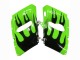 1998-2003 Kawasaki ZZR600 Motorcycle Fairings - Green Glossy Black Flame UK