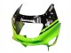 1993-2007 Kawasaki ZZR400 Motorcycle Fairings - Green Glossy Black Blue Monster Elf Touch4 Bridgestone UK