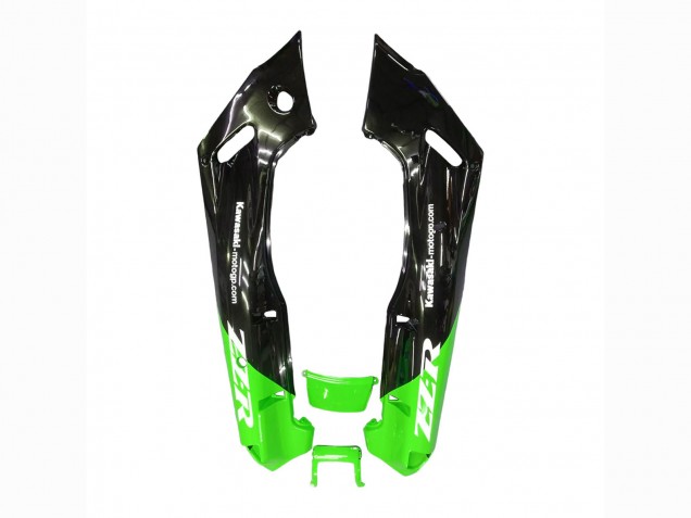 1993-2007 Kawasaki ZZR400 Motorcycle Fairings - Green Glossy Black Blue Monster Elf Touch4 Bridgestone UK