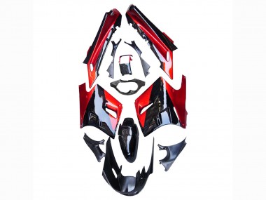 Buy 1990-1992 Kawasaki ZZR1100 Motorcycle Fairings - Red Glossy Black UK