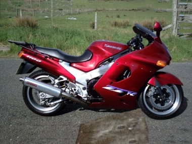 Buy 1993-2003 Kawasaki ZZR1100 Motorcycle Fairings - Dark Red UK
