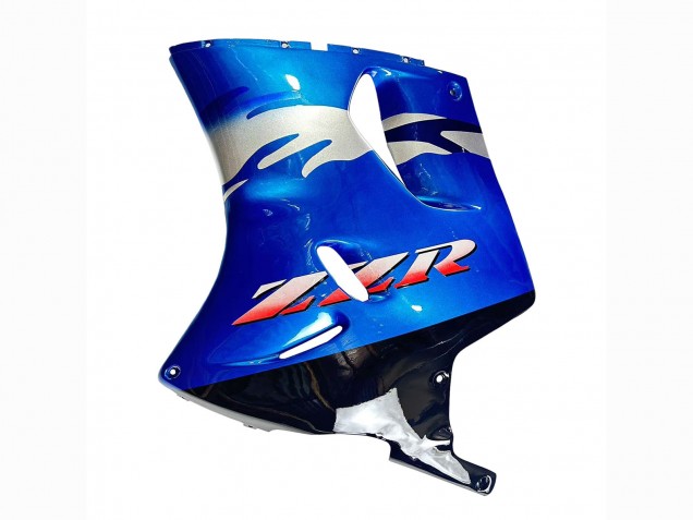 1993-2003 Kawasaki ZZR1100 Motorcycle Fairings - Blue Silver Black UK