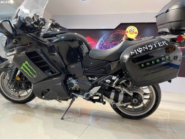 Buy 2007-2009 Kawasaki GTR1400/ZG1400 Motorcycle Fairings - Black Monster UK