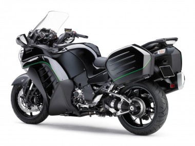 Buy 2007-2009 Kawasaki GTR1400/ZG1400 Motorcycle Fairings - Matte Black Green Line UK