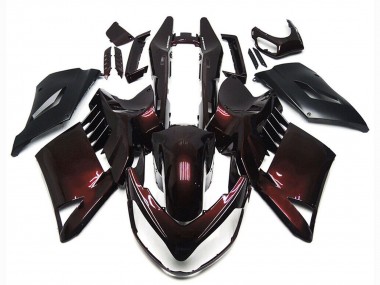 Buy 2007-2009 Kawasaki GTR1400/ZG1400 Motorcycle Fairings - Maroon Red Black UK