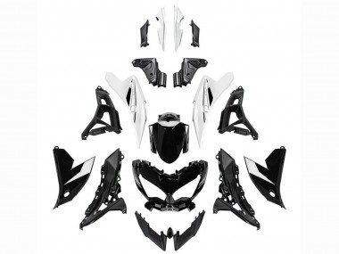 Buy 2022-2025 Kawasaki Versys 650 Motorcycle Fairings - Glossy Black White UK