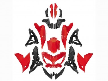 Buy 2022-2025 Kawasaki Versys 650 Motorcycle Fairings - Red Black UK