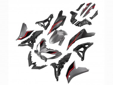 Buy 2022-2025 Kawasaki Versys 650 Motorcycle Fairings - Grey Red Black UK
