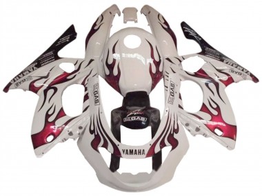 Buy 1996-2007 Yamaha YZF600R Thundercat Motorcycle Fairing - White Dark Red UK