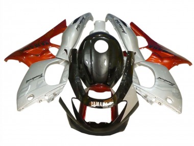 Buy 1996-2007 Yamaha YZF600R Thundercat Motorcycle Fairings - Black Silver Burnt Orange UK