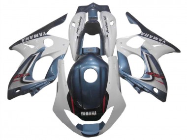 Buy 1996-2007 Yamaha YZF600R Thundercat Motorcycle Fairings - Dark Blue White UK