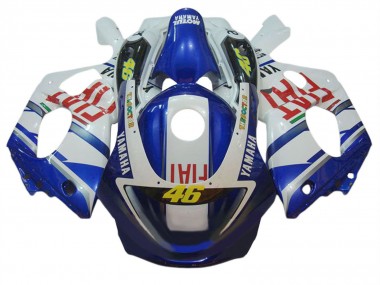 Buy 1996-2007 Yamaha YZF600R Thundercat Motorcycle Fairings - White Blue Red Fiat 46 UK