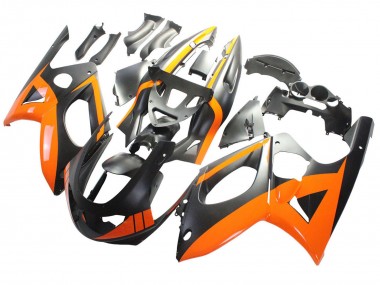 Buy 1996-2007 Yamaha YZF600R Thundercat Motorcycle Fairings - Black Orange UK