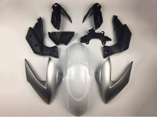 2009-2012 Yamaha XJ6 Motorcycle Fairings - White Silver UK