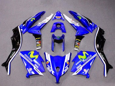Buy 2012-2014 Yamaha TMAX530 Motorcycle Fairings - Blue Black White ENEOS MoviStar Yamalube Monster UK