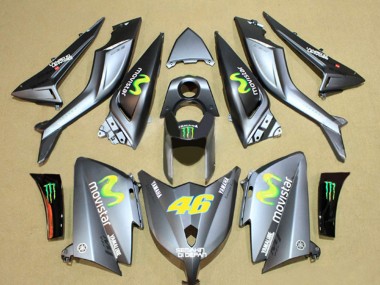 Buy 2012-2014 Yamaha TMAX530 Motorcycle Fairings - Grey Semakin Didepan MoviStar Yamalube 46 UK