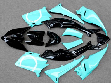 Buy 2012-2014 Yamaha TMAX530 Motorcycle Fairings - Light Blue Glossy Black UK
