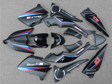 Buy 2012-2014 Yamaha TMAX530 Motorcycle Fairings - Matte Black Red Blue 93 UK
