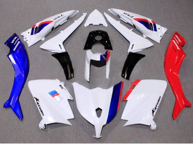 Buy 2012-2014 Yamaha TMAX530 Motorcycle Fairing - White Red Blue UK