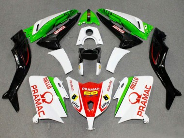 Buy 2012-2014 Yamaha TMAX530 Motorcycle Fairings - White Red Green Pramac Fiamm UK
