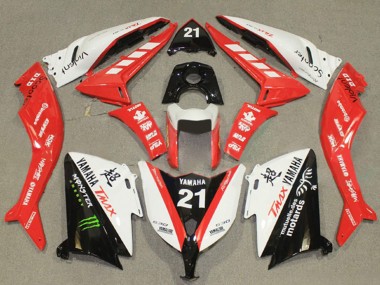 Buy 2012-2014 Yamaha TMAX530 Motorcycle Fairings - White Red Black Monster 21 UK