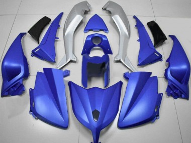 Buy 2012-2014 Yamaha TMAX530 Motorcycle Fairings - Matte Blue Silver UK