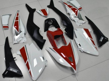 Buy 2012-2014 Yamaha TMAX530 Motorcycle Fairings - White Red Silver Yamalube UK