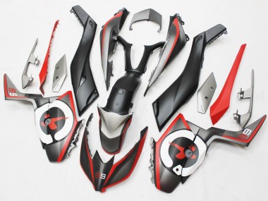 Buy 2017-2021 Yamaha XMAX300 Motorcycle Fairings - Matte Black Red Grey 99 UK
