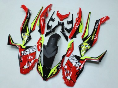 Buy 2017-2021 Yamaha XMAX300 Motorcycle Fairings - Red Yellow Black Shark 46 UK