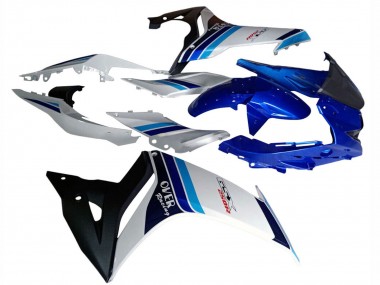 Buy 2017-2020 Suzuki GSX250R Motorcycle Fairings - White Blue Black Racing UK