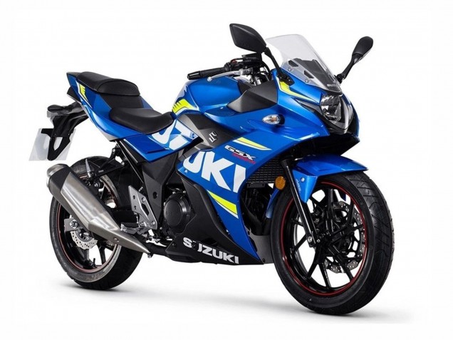 2017-2020 Suzuki GSX250R Motorcycle Fairings - Blue Yellow UK