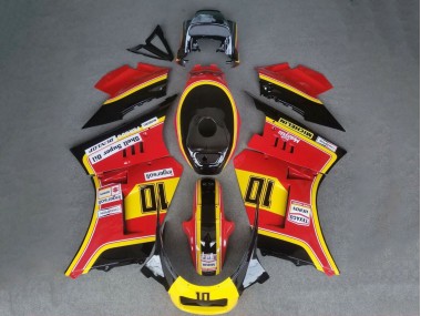 Buy 1984-1987 Suzuki RG400 RG500 RG400/500 Motorcycle Fairings - Red Yellow Black 10 UK