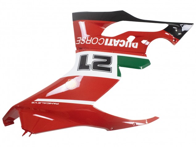 2020-2024 Ducati Panigale V2 Motorcycle Fairings - White Red Green Matte Black Corse 21 UK