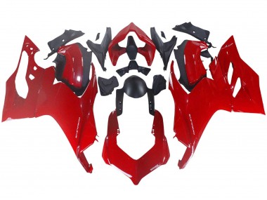 Buy 2020-2024 Ducati Panigale V2 Motorcycle Fairing - Red Matte Black UK