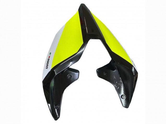 2020-2024 Ducati Panigale V2 Motorcycle Fairings - White Lime Green Glossy Black Stein Dinse VR 46 UK