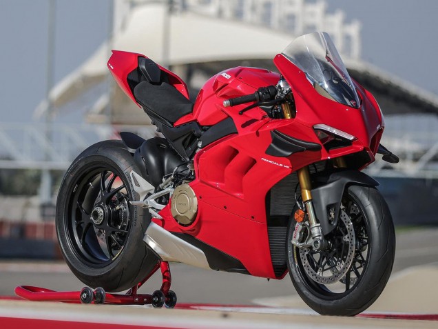 2020-2021 Ducati Panigale V4 V4S Motorcycle Fairing - Red Matte Black UK