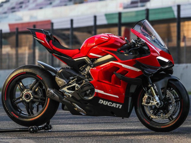 2020-2021 Ducati Panigale V4 V4S Motorcycle Fairings - Red White Black UK