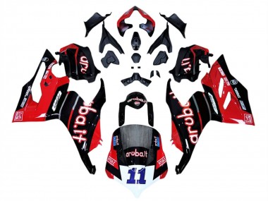 Buy 2018-2019 Ducati Panigale V4 V4S Motorcycle Fairings - Red Glossy Black Aruba 11 UK